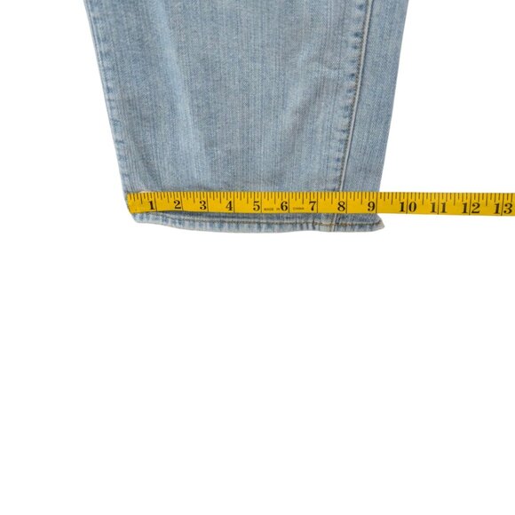 Vtg GAP Straight Fit Jeans Mens Blue Light Wash Button Fly Cotton Denim Sz 33x32 - Picture 10 of 13